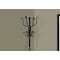 Monarch Specialties Coat Rack, Hall Tree, Free Standing, 8 Hooks, Entryway, 74"H, Bedroom, Metal, Black, Transitional I 2065 - alternate 3